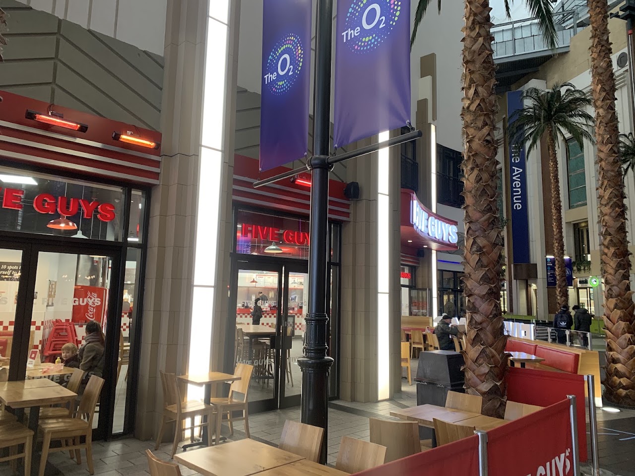 Five Guys O2 Arena