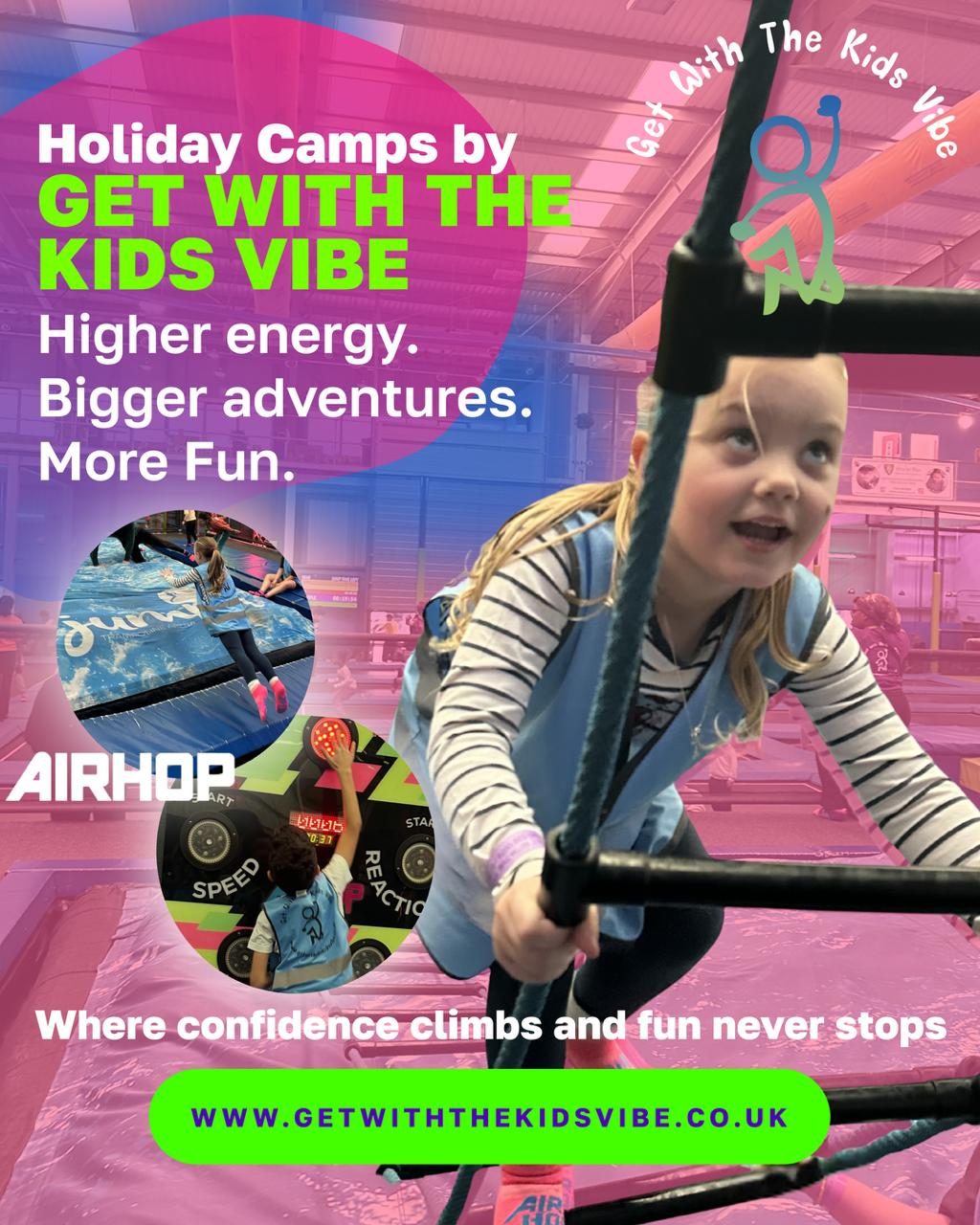 Get With The Kids Vibe Jump In Trampoline Parks