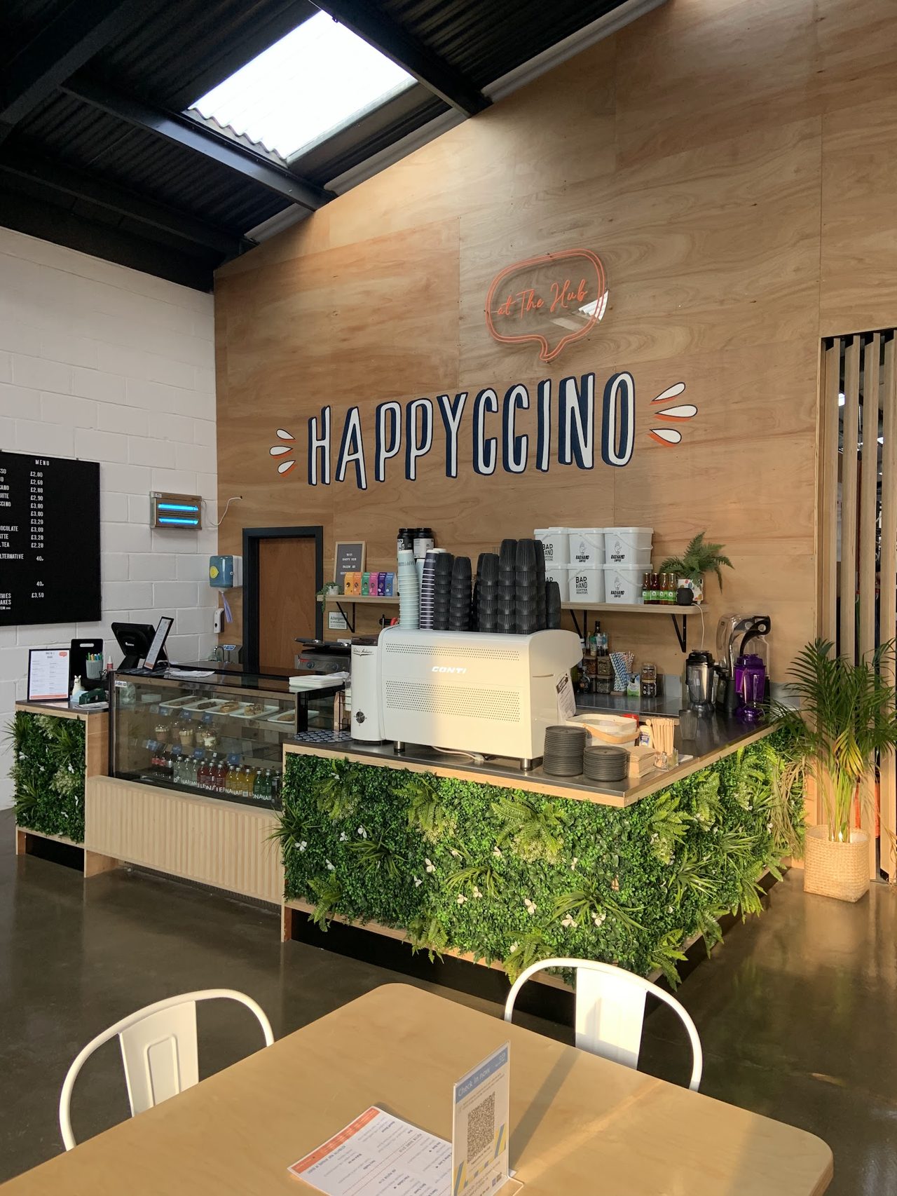 Happyccino at the Hub