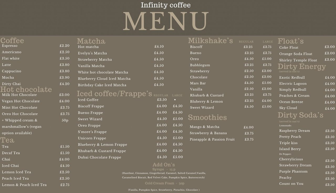 INFINITY COFFEE