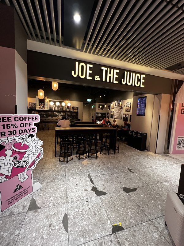 Joe & The Juice Gatwick Airport