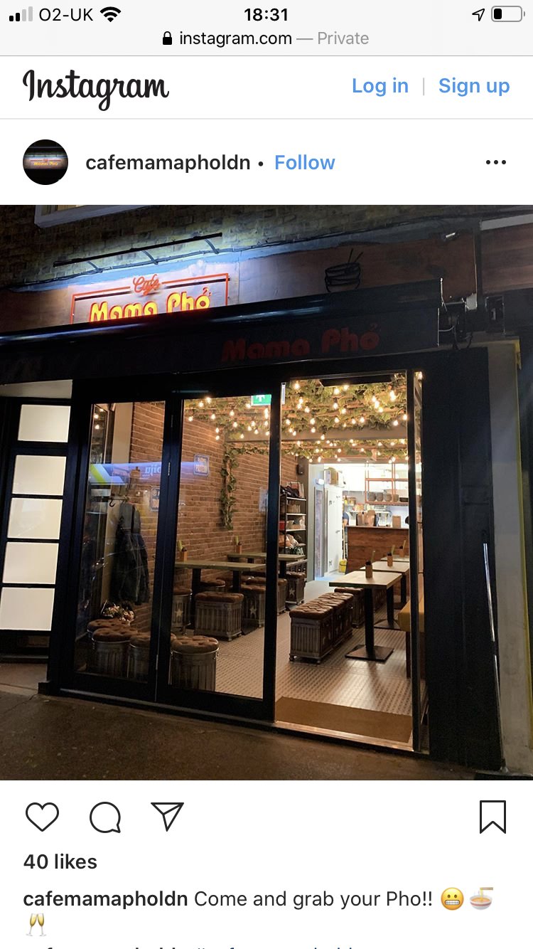 Mama Pho - South Kensington