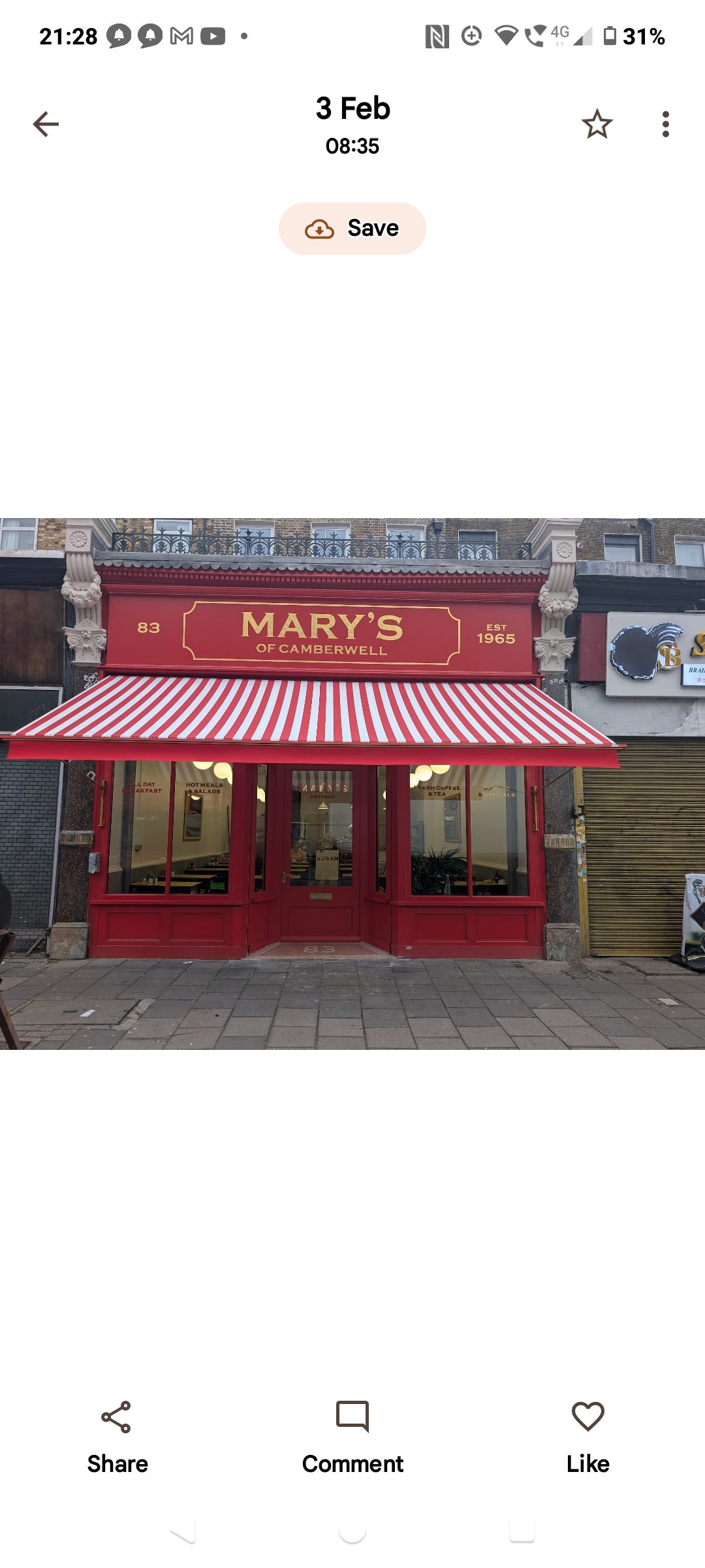 Mary's cafe