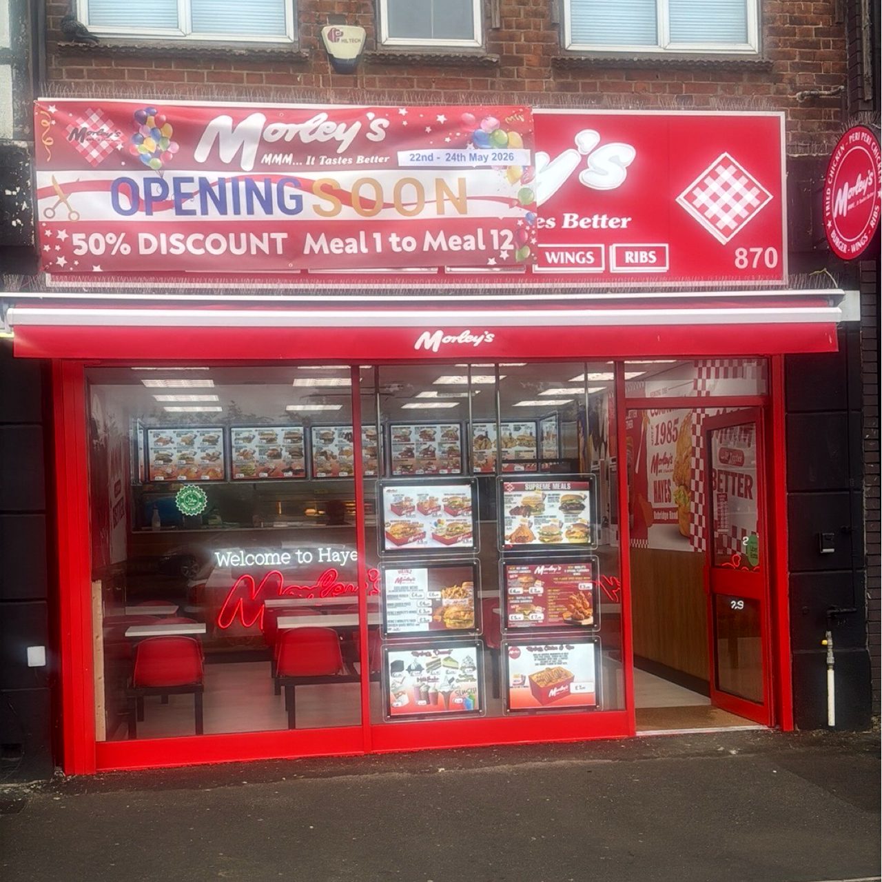 Morley's chicken Hayes