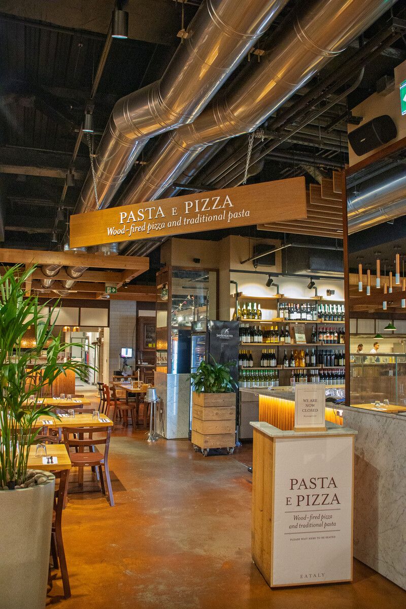 Pasta e Pizza at Eataly