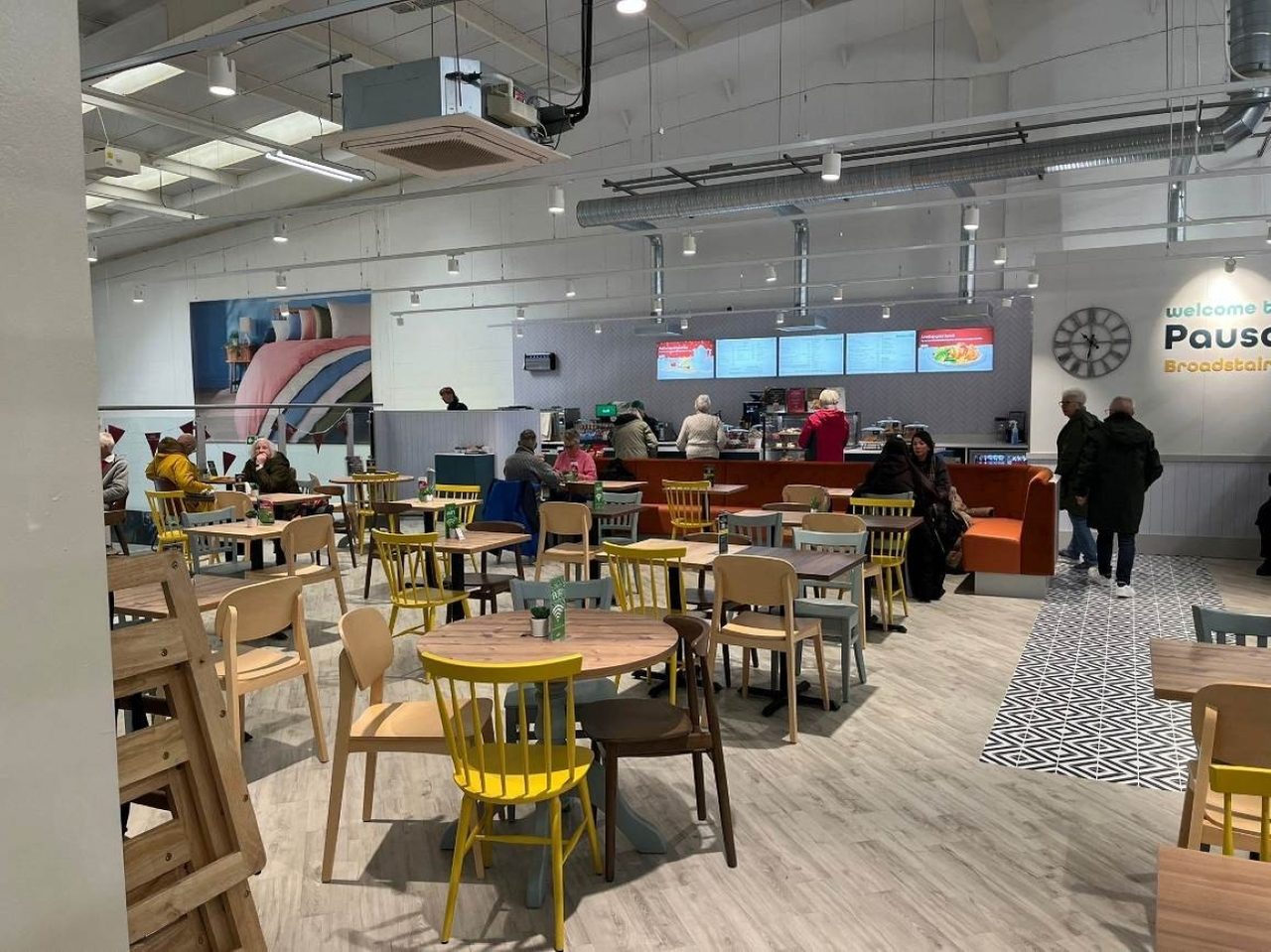 Pausa Cafe. Dunelm Mill