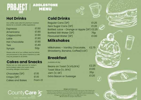 Project Cafe Addlestone