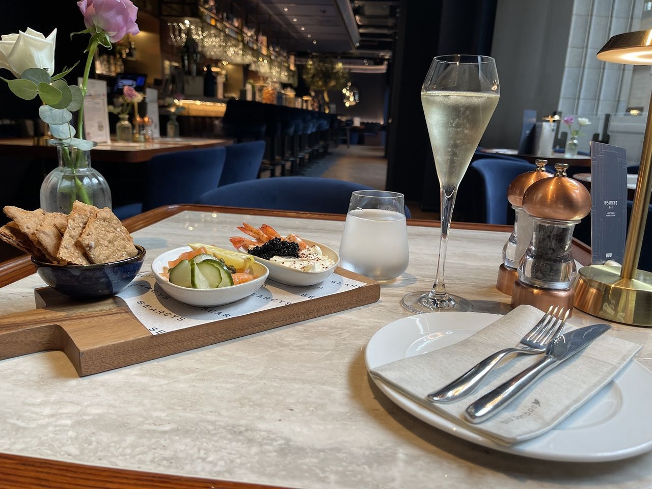 Searcys Champagne Bar at Battersea Power Station