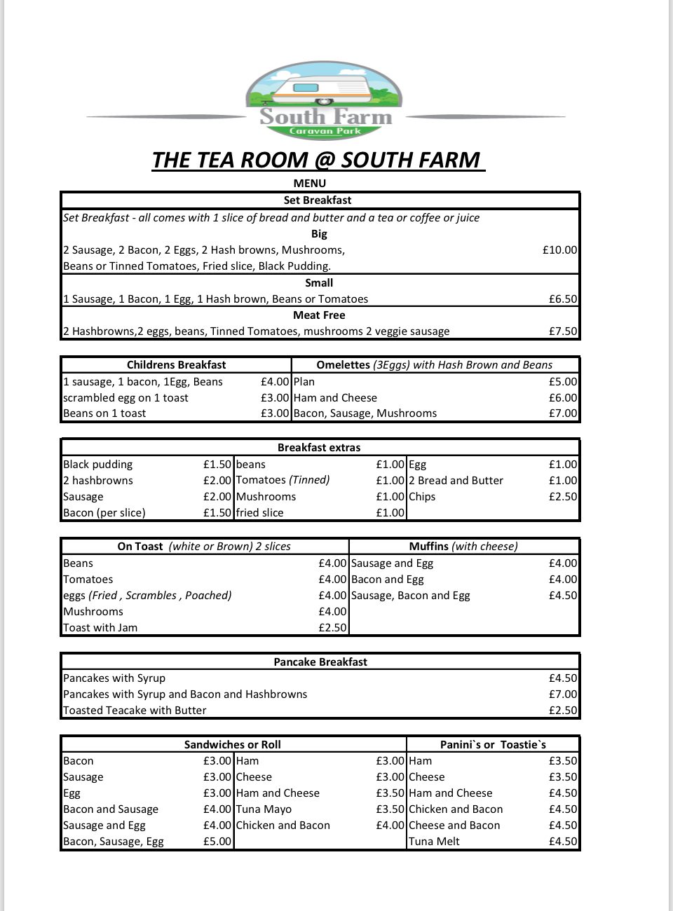 South Farm Tea Room
