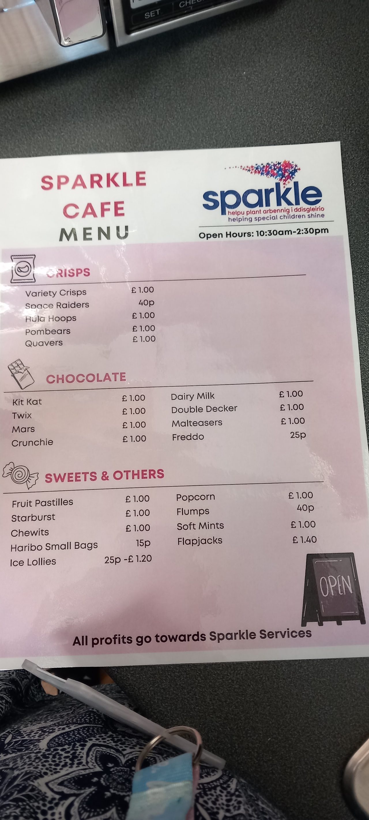 Sparkle Snack Bar @ Serennu Children Centre
