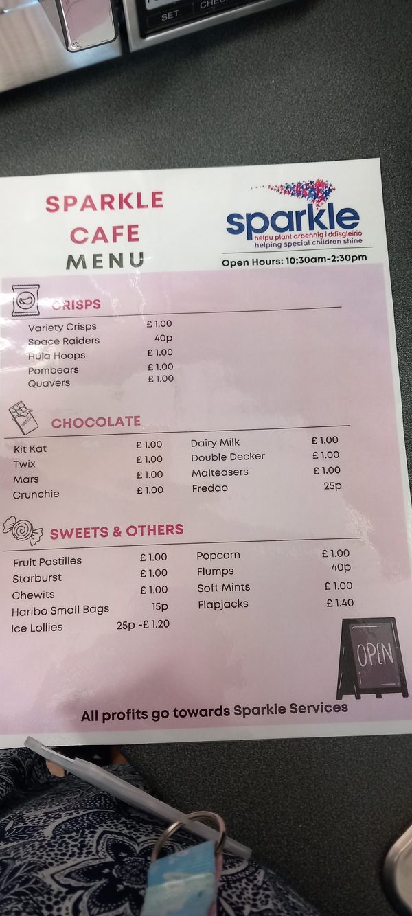Sparkle Snack Bar @ Serennu Children Centre