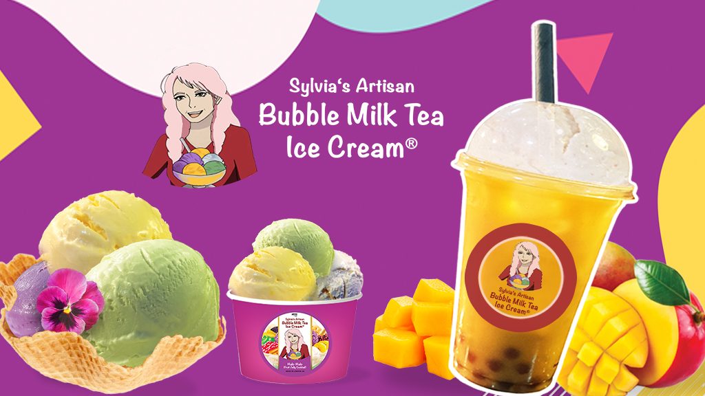 Sylvia’s Artisan Bubble Milk Tea Ice Cream