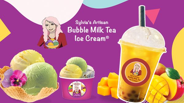 Sylvia’s Artisan Bubble Milk Tea Ice Cream