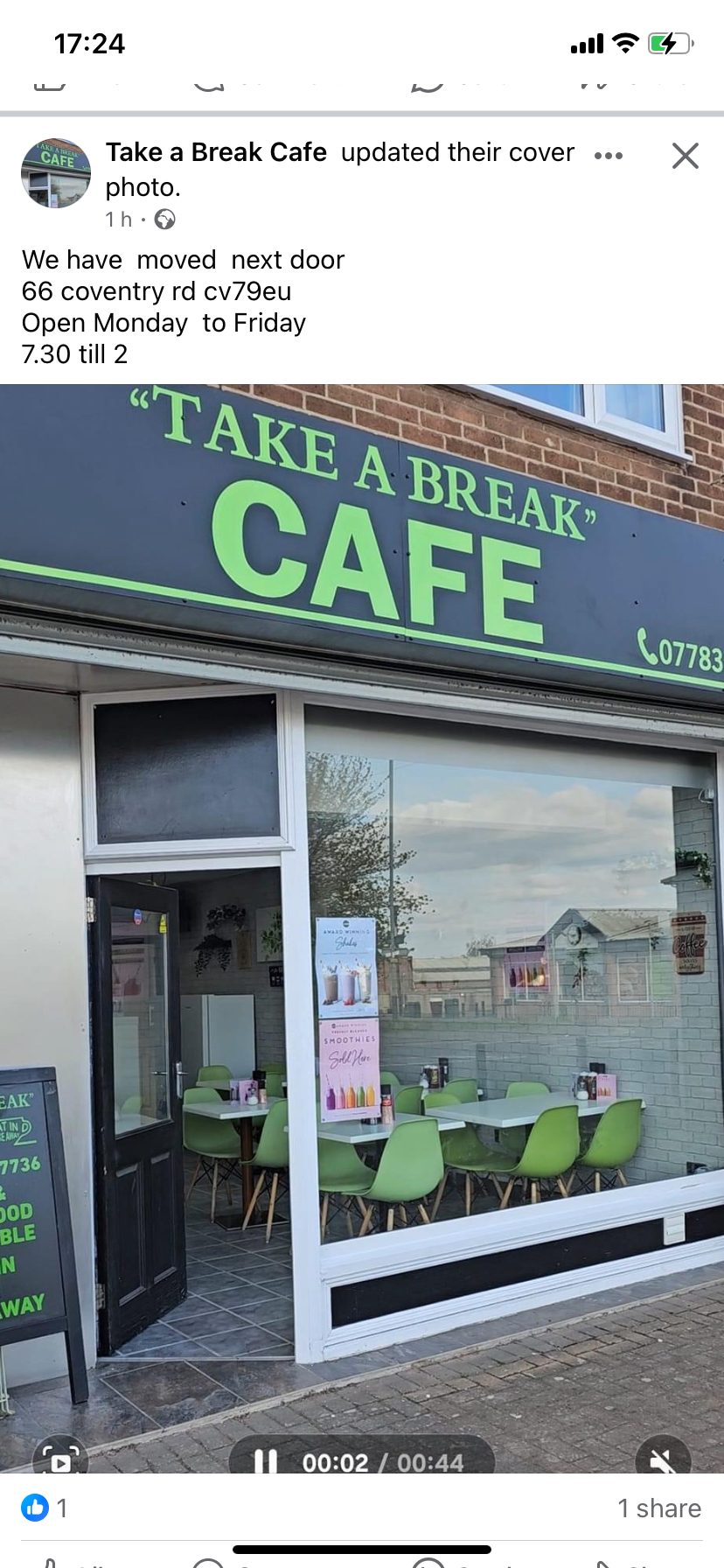 Take a break cafe