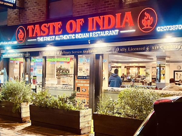 Taste of India in Euston