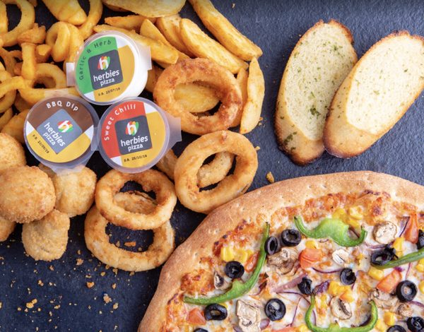 tasty bun/ herbies pizza