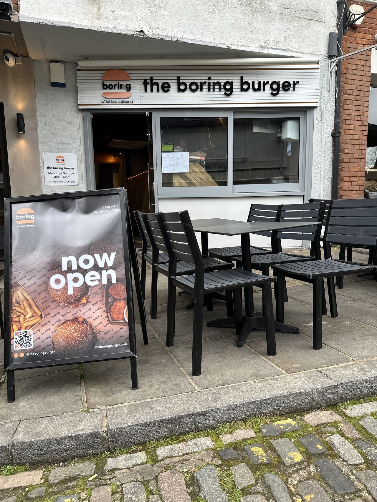 The boring burger