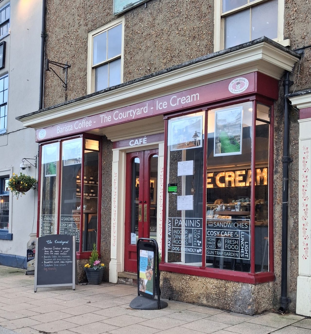 The Courtyard by the Little Yorkshire Coffee Company