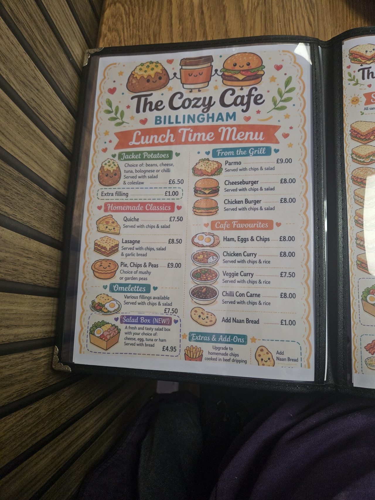 The Cozy Cafe Billingham Ltd