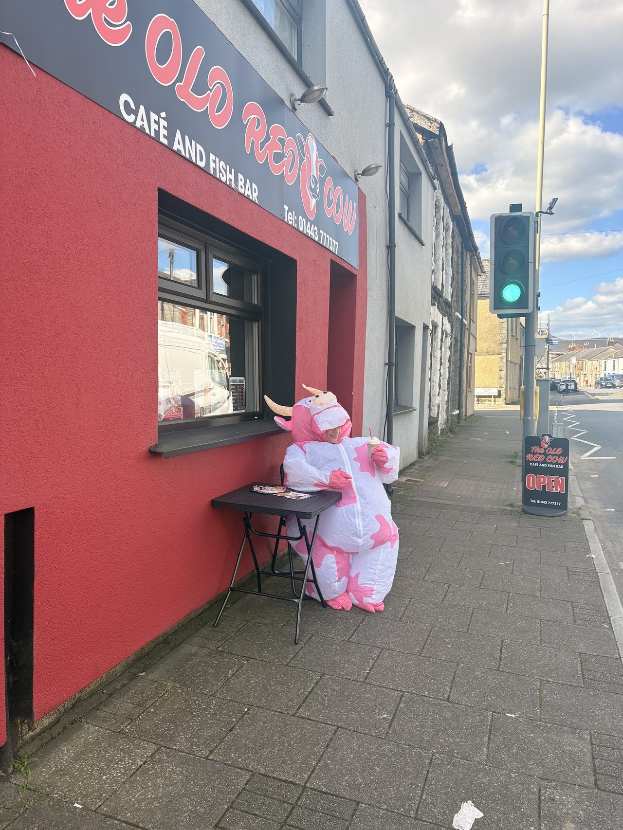 The Old Red Cow